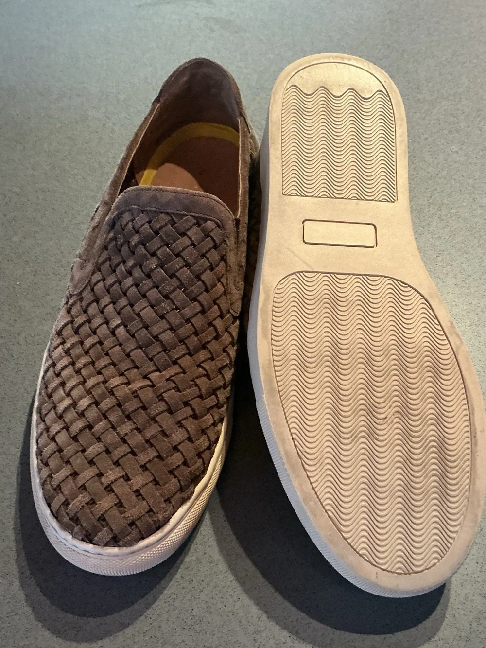 Donald J. Pliner Men's Woven Slip-On Loafers - Brown